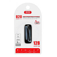 Флешка ЮСБ XO U20 128gb USB Flash Drive 2.0 Black UN, код: 8215739
