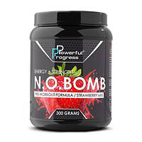 Комплекс до тренировки Powerful Progress N.O.BOMB 300 g 30 servings Strawberry DS, код: 7520846