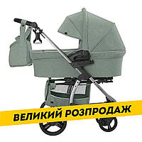 Коляска дитяча універсальна 2в1 CARRELLO Vista CRL-6501/1 Olive Green Оливковий Акція до 28.04