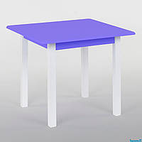 Столик 60*60 цвет фиолетовый, квадратный высота 52 см, вес 7 кг, "Игруша"