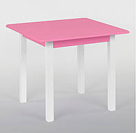 Столик 60*60 цвет розовый, квадратный высота 52 см, вес 7 кг, "Игруша"