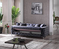 Диван-кровать качественный стильный JOSS Кортуба 230х100х83 см серый