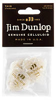 Медиаторы Dunlop 483P04TH Genuine Celluloid White Pearloid Thin Player's Pack (12 шт.) PK, код: 6555673
