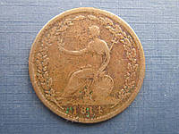 Монета токен 1/2 пенни Канада 1814 Фельдмаршал Веллингтон с датой