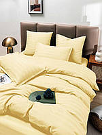 Комплект постельного белья сатин SADA Lux полуторный желтый (22457) FT, код: 8327134