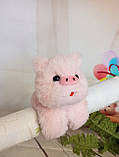 М'яка іграшка браслет Свинка тренд тік ток 20см без хвоста, фото 5