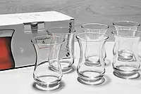 Набор стеклянных стаканов для чая "Армуду" 160 мл 6шт