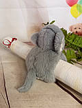 М'яка іграшка браслет Слоник тренд тік ток 20см без хвоста, фото 2