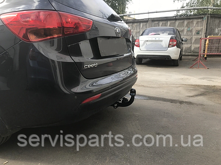 Фаркоп Kia Ceed SW 2012-2018 (Кіа Сід універсал) без зняття бампера, фото 1