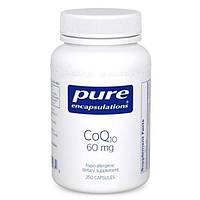 Коэнзим Pure Encapsulations, Q10, CoQ10, 60 мг, 120 капсул (20594) GB, код: 1535634