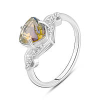 Серебряное кольцо SilverBreeze с мистик топазом 2.43ct (2115328) 18 DS, код: 8024406