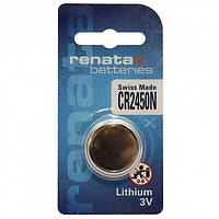 Батарейка RENATA CR2450N Lithium, 3V, 1х1 шт UN, код: 8328143