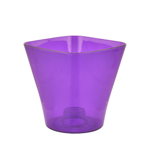 Горщик для квітів пластиковий ММ Пласт Орхідейниця фіолетовий 1,75л PP9612-3, фото 1