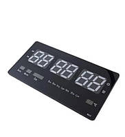Настінний електронний годинник Digital Clock 4622 LED Чорний з білим GB, код: 8404892