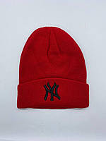 Шапка Jsstore New York Yankees NY MLB One size Красная с Черным Лого PM, код: 6874437