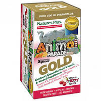 Витаминно-минеральный комплекс Nature's Plus Animal Parade Gold 60 Chewable Tabs Cherry PK, код: 7572594