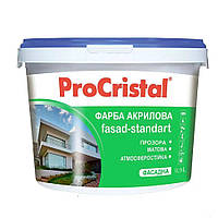 Краска акриловая фасадная Ирком ProCristal Fasad-Standart IP-131 прозрачная 0.9 л PM, код: 7888766