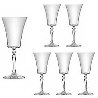 Набор бокалов для вина Lora Бесцветный H50-065-6 260ml VA, код: 7242478