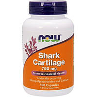 Акулий хрящ NOW Foods Shark Cartilage 750 mg 100 Caps GB, код: 7743134