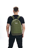 Рюкзак Матрас Хаки Under Armour белое лого (2256996591) UM, код: 8039244