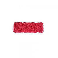 Запаска для швабры (микрофибра лапша) 45*14,5 см красная A-Plus 4515 FT, код: 8398556