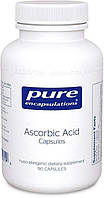 Капсулы с аскорбиновой кислотой Pure Encapsulations 90 капсул (20441) PM, код: 1535664