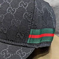 GC черная кепка бейсболка модная брендовая стильная Гуччи