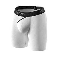 Мужские анатомические боксеры из хлопка Anatomic Long 2.0 Black Series белый MAN's SET M PK, код: 7746476