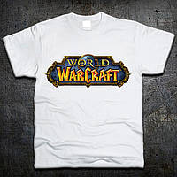 Футболка Fruit of the Loom Логотип Варкрафт Logo World of Warcraft Белый 116 см (9283) PK, код: 7584523