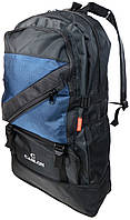 Рюкзак туристический с возможностью увеличения Caslon S9802 40L Черный с синим SN, код: 8098091