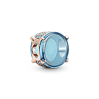 Серебряный шарм Pandora Синий овальный кабошон 789309C01 OS, код: 7361164