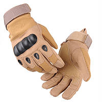 Универсальные полнопалые перчатки с защитой косточек Solve L койот 8002-L FT, код: 8447186
