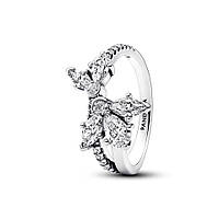 Серебряное кольцо Pandora асимметричное Гербарий 193023C01 54 PK, код: 8344897