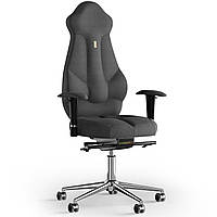 Кресло KULIK SYSTEM IMPERIAL Ткань с подголовником без строчки Серый (7-901-BS-MC-0506) PK, код: 1685905