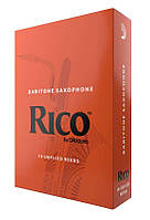 Трости для саксофона баритон D'Addario Rico RLA1025 - Baritone Sax 2.5 - 10-Pack UN, код: 6556252