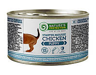 Корм Nature's Protection Puppy Starter Mousse Chicken вологий з куркою для першого прикорму PM, код: 8452325