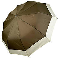 Складной зонт полуавтомат с полоской по краю от Bellissimo антиветер цвет хаки 019308-5 PK, код: 8198906