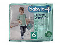 Детские одноразовые подгузники Babylove Premium 6 XL 15-20 кг 32 шт PK, код: 8104970