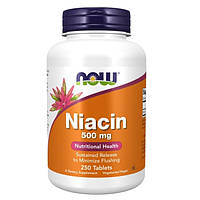 Ниацин NOW Foods Niacin 500 mg 250 Tabs ST, код: 7576356