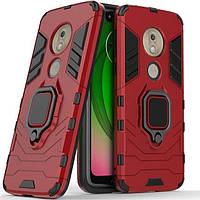 Чехол Ring Armor для Motorola Moto G7 Play Red (arbc6925) FT, код: 1702968