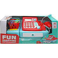 Кассовый аппарат с продуктами Mini Cashier красный MIC (818J 818O) DL, код: 8403834