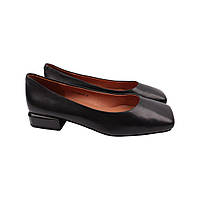 Туфлі жіночі Brocoly чорні натуральна шкіра 393-22DTC 39 VA, код: 7472996