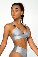 Купальник Топ Designed for Fitness Moto Girl Silver L серый PK, код: 6627868