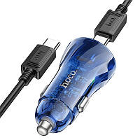 Зарядное устройство с кабелем Hoco Z47A Transparent Discovery Edition Type-C 30W и USB 18W 1 DL, код: 7847107