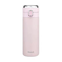 Термос с индикатором температуры 400 мл MAGIO MG-1047P Pink VA, код: 8294262