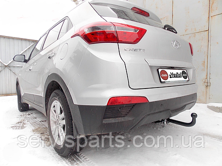 Фаркоп Hyundai Creta 2014- (Хендай Крета) без підрізу бампера, фото 1