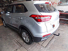 Фаркоп Hyundai Creta 2014- (Хендай Крета) без підрізу бампера, фото 6