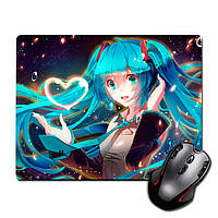 Игровая поверхность Хацунэ Мику Вокалоиды Vocaloid 300 х 250 мм (825585) EJ, код: 6658662