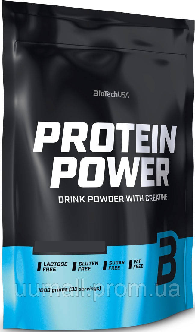 Протеин BioTechUSA Protein Power 1000 g 33 servings Vanilla UM, код: 7595190 - фото 1 - id-p2155629885