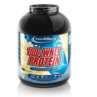 Протеин IronMaxx 100% Whey Protein 2350 g банка 47 servings Banana Yogurt FT, код: 7603158